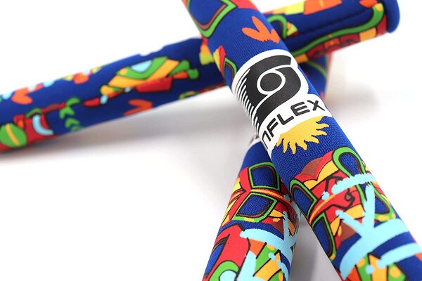 Sunflex Tropical Tiki Diving Sticks - Positioned - Closee-Up